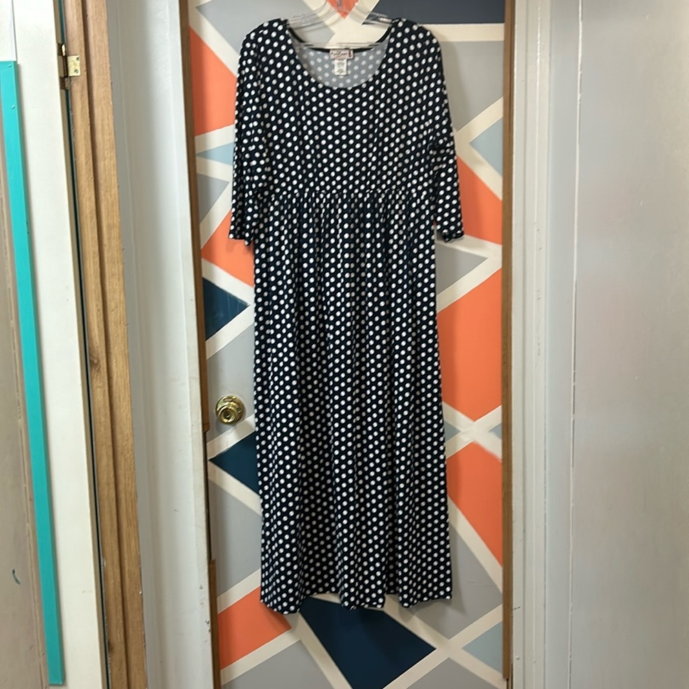 Women’s polkadot maxi dress